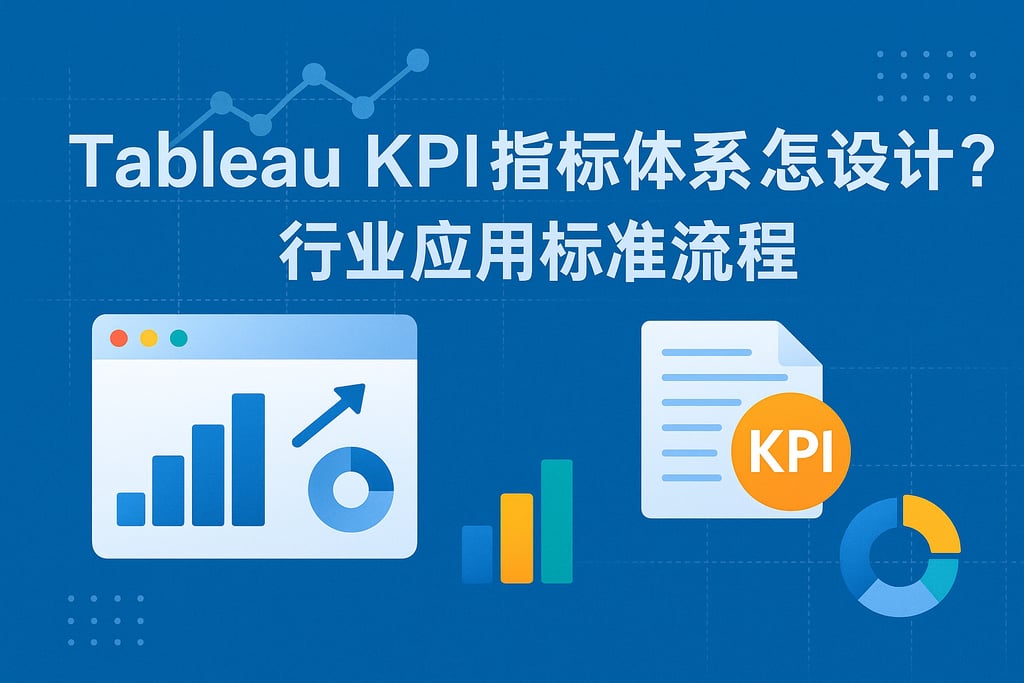 Tableau KPI指标体系怎么设计？行业应用标准流程
